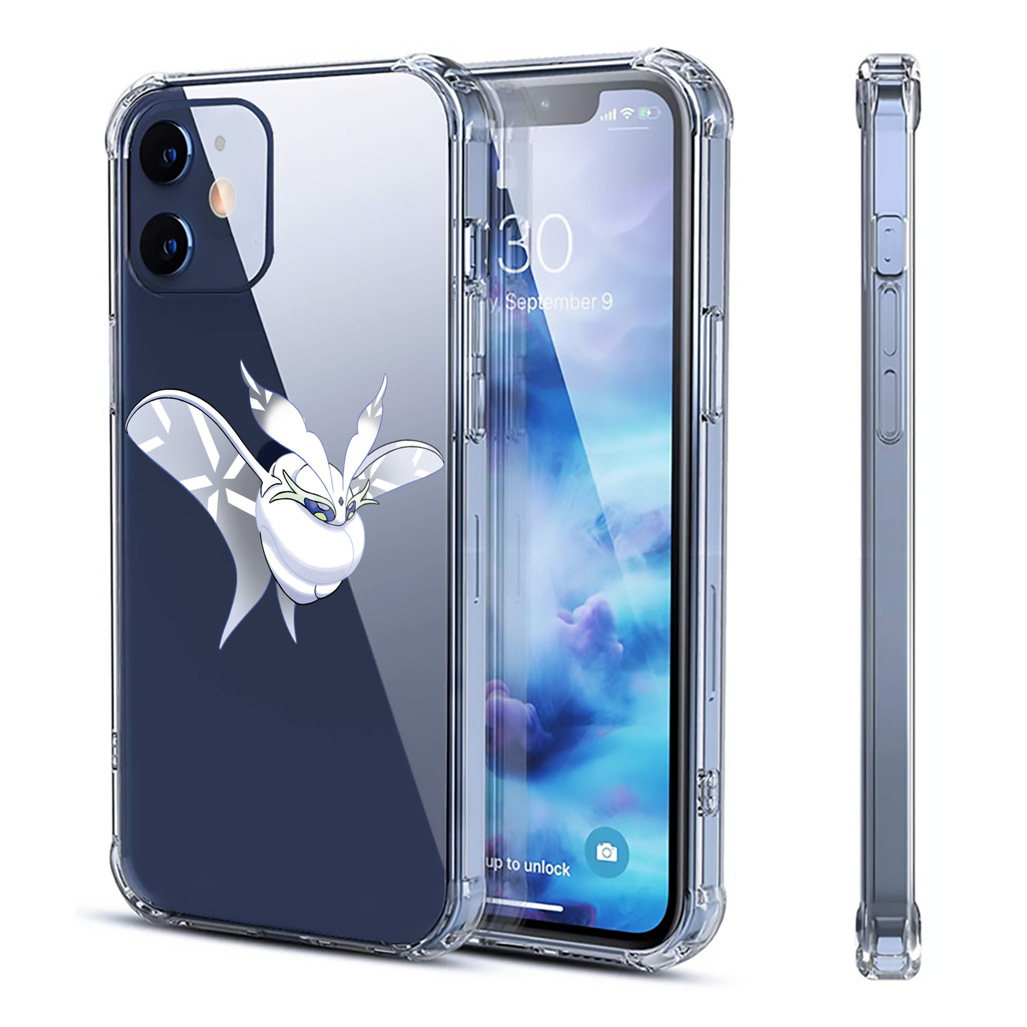 （画像用） ポケットモンスター Pokémon 【iPhone 12シリーズ対応】透明スマホケース（クリアソフトケース）